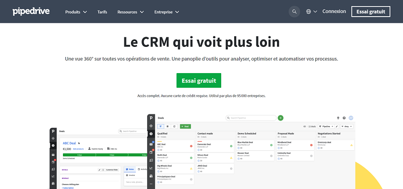 pipedrive solution crm